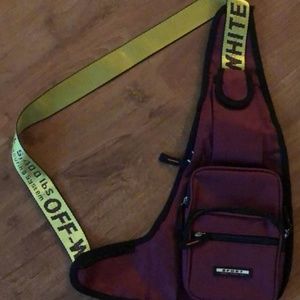 Authentic white shoulder bag